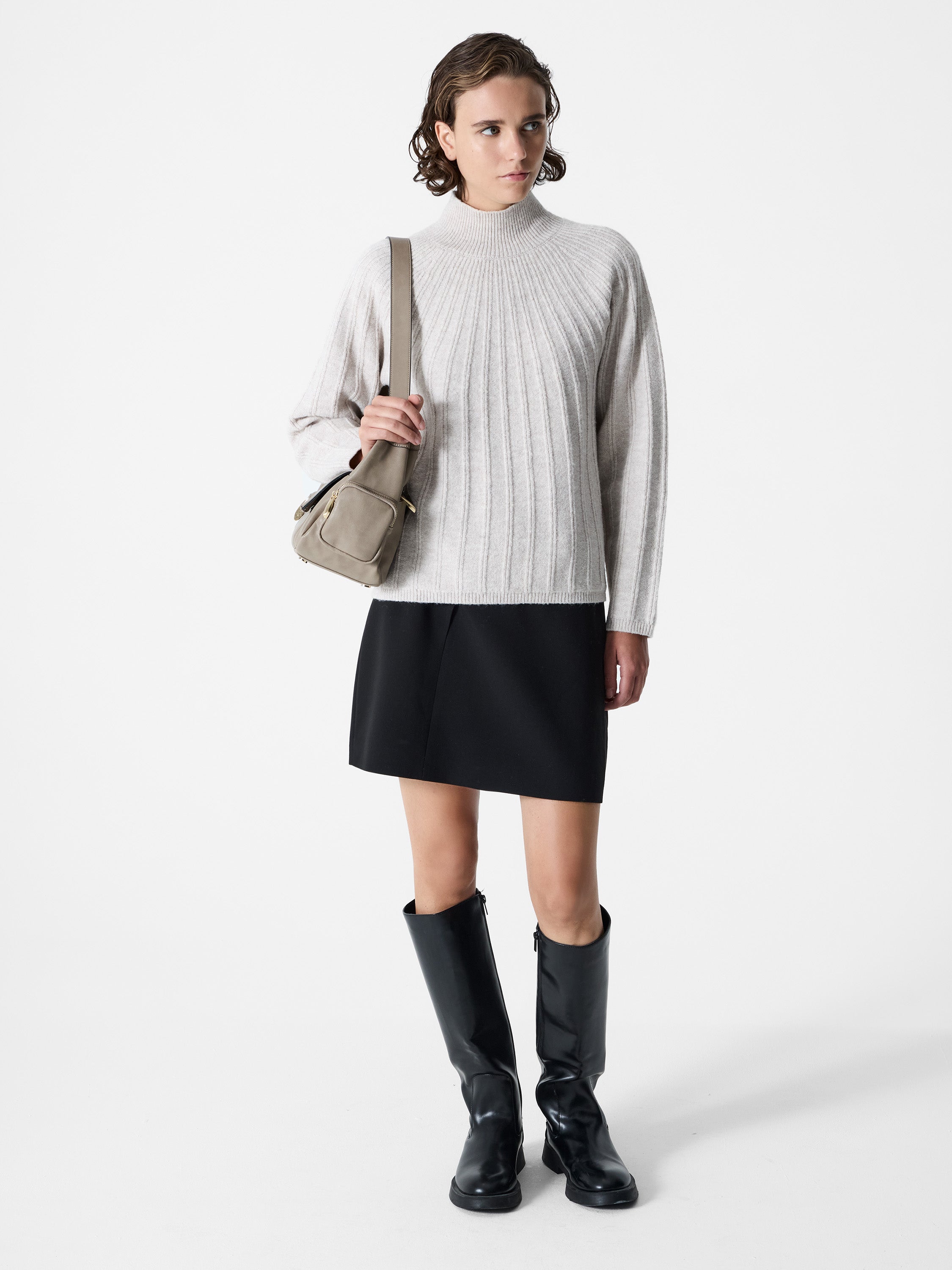Kezie Recycled Grown On Neck Knit Jumper