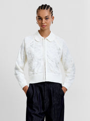 Diella Knit Applique Cardigan