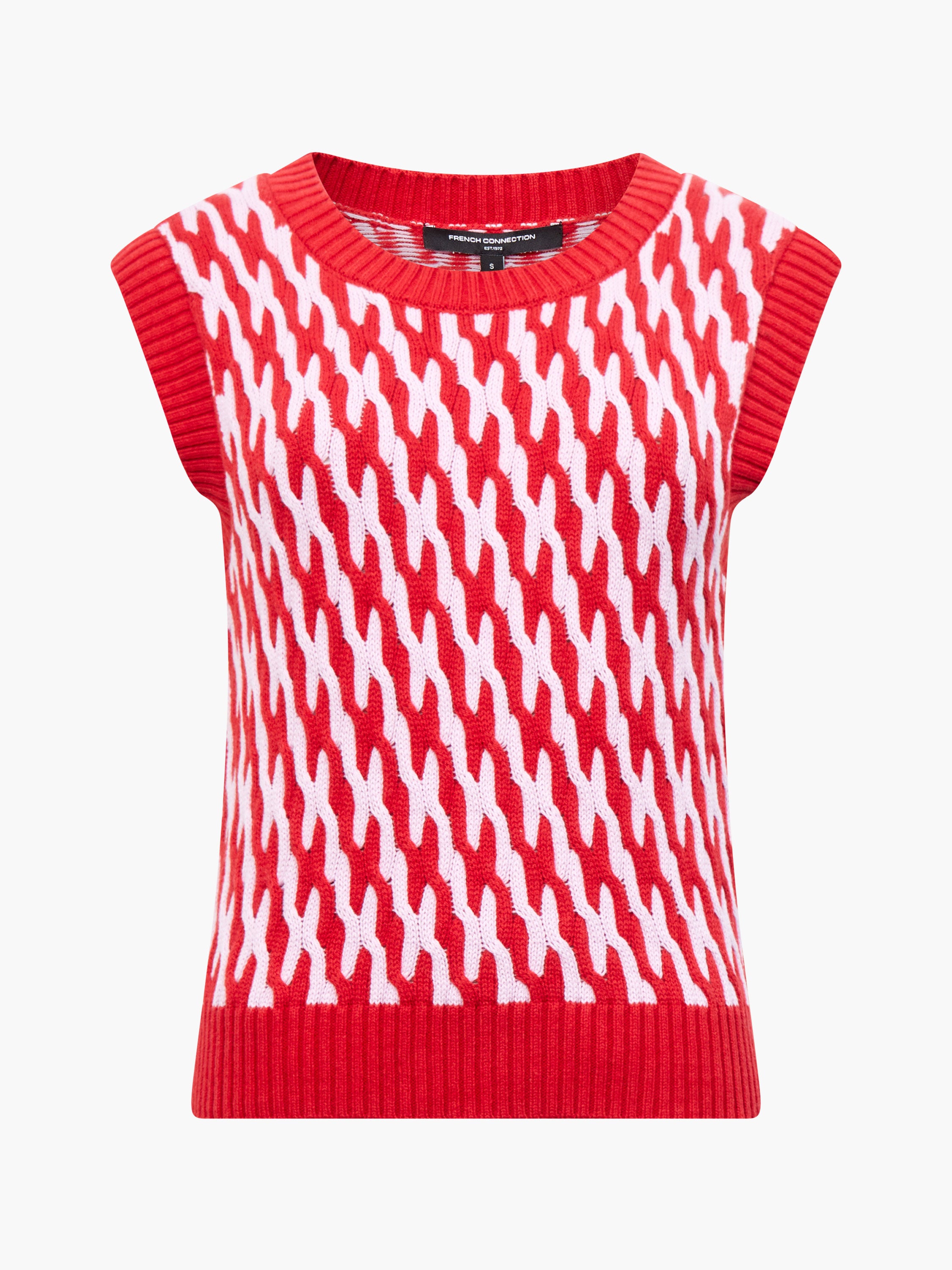 Klara Flec Abstract Striped Vest