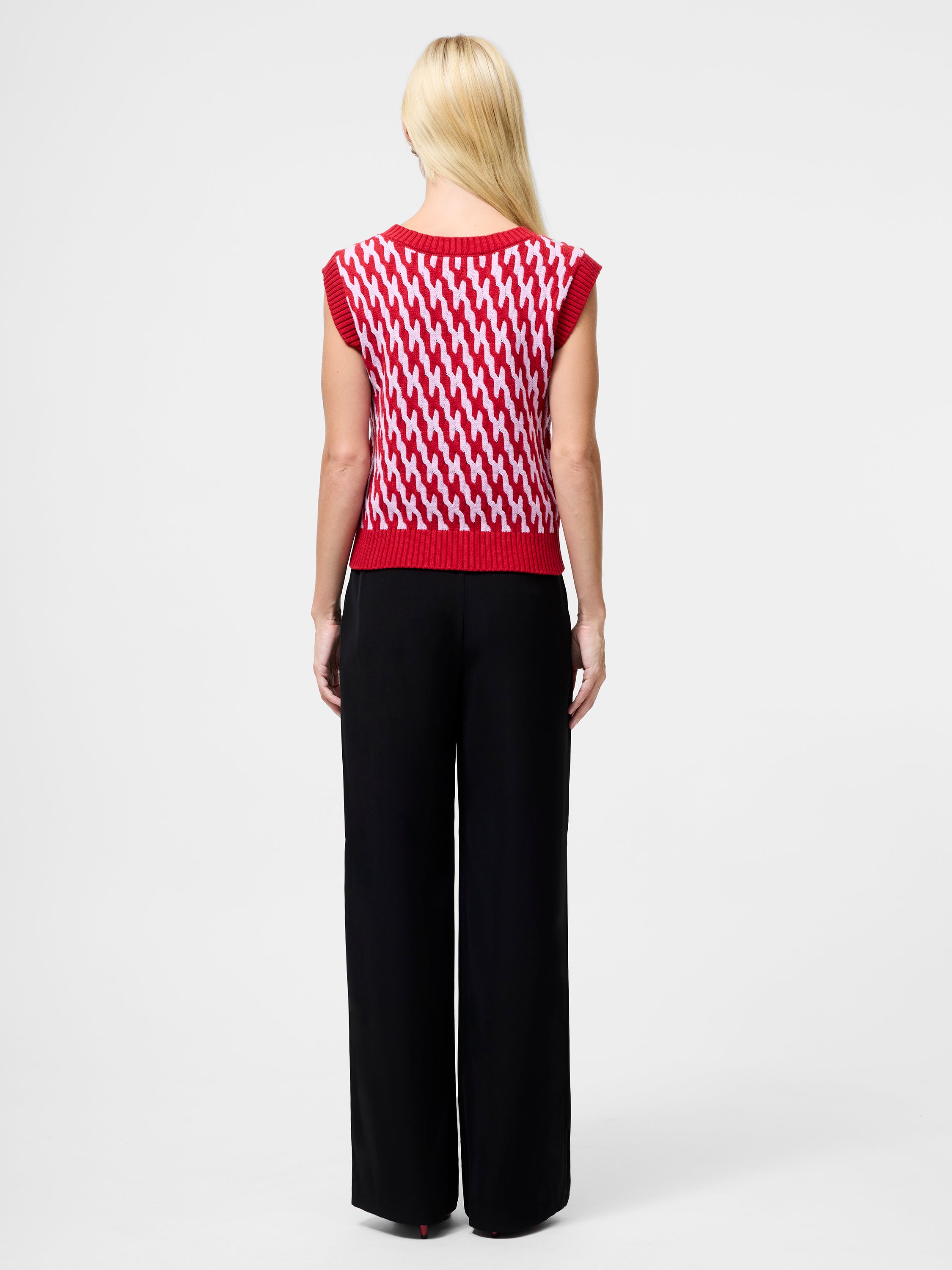Klara Flec Abstract Striped Vest