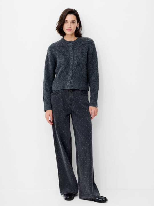 Kezia Recycled Knit Long Sleeve Cardigan