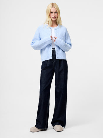 Kezia Recycled Knit Long Sleeve Cardigan