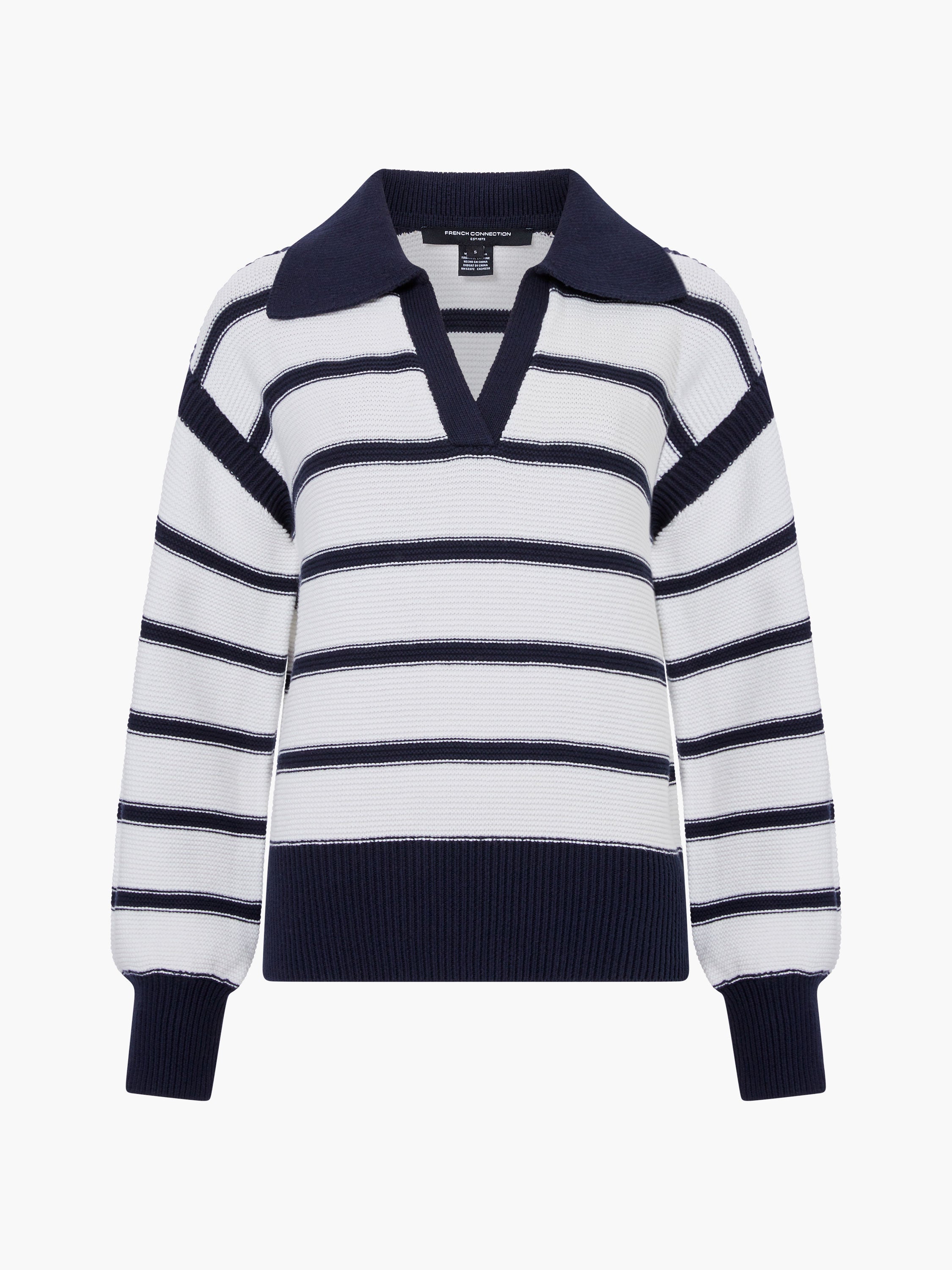 Lily Mozart Striped Polo Jumper