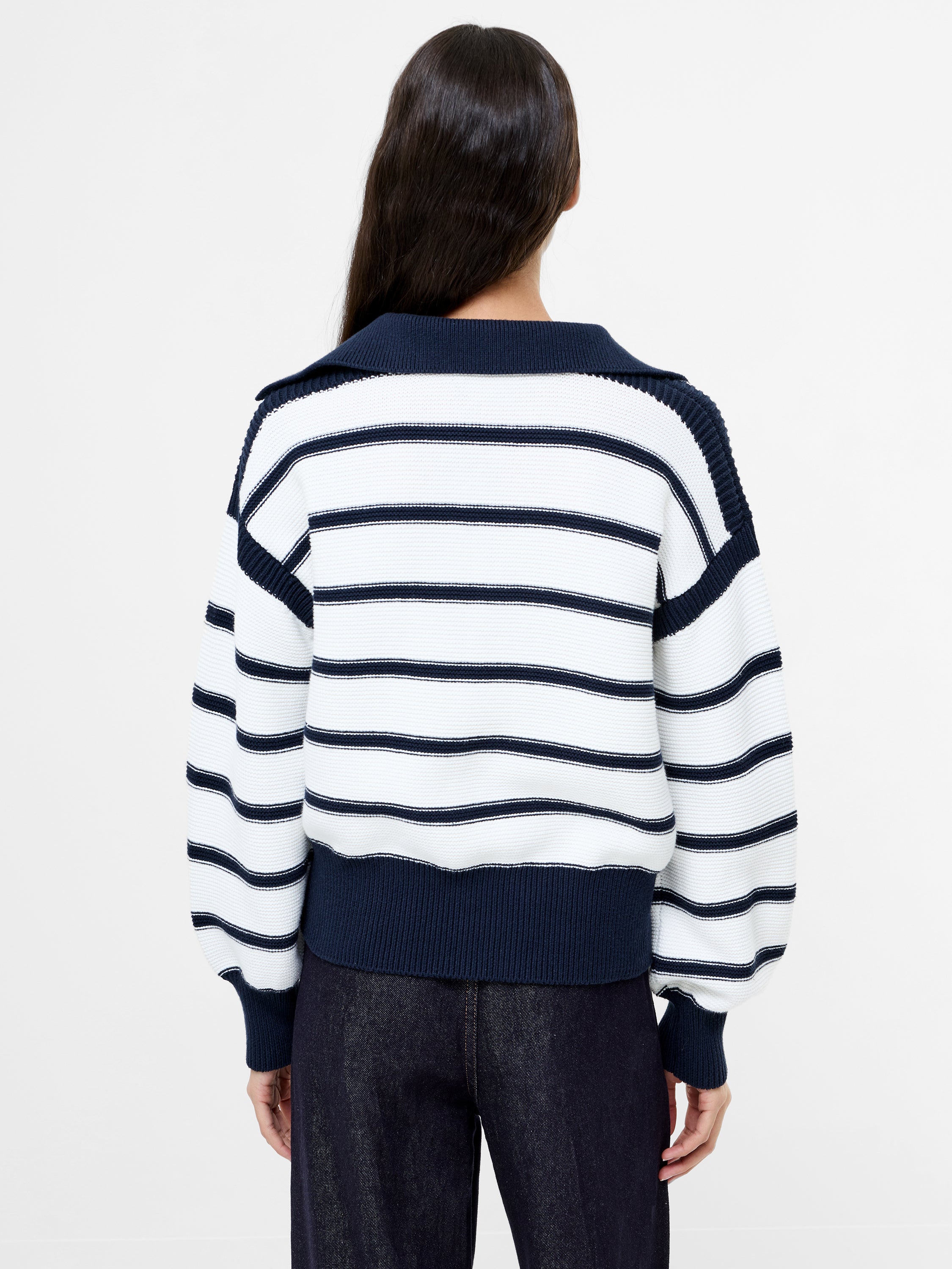 Lily Mozart Striped Polo Jumper