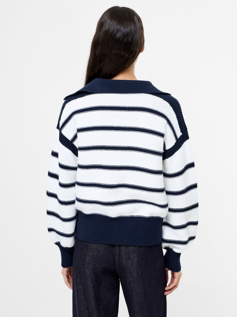 Lily Mozart Striped Polo Jumper