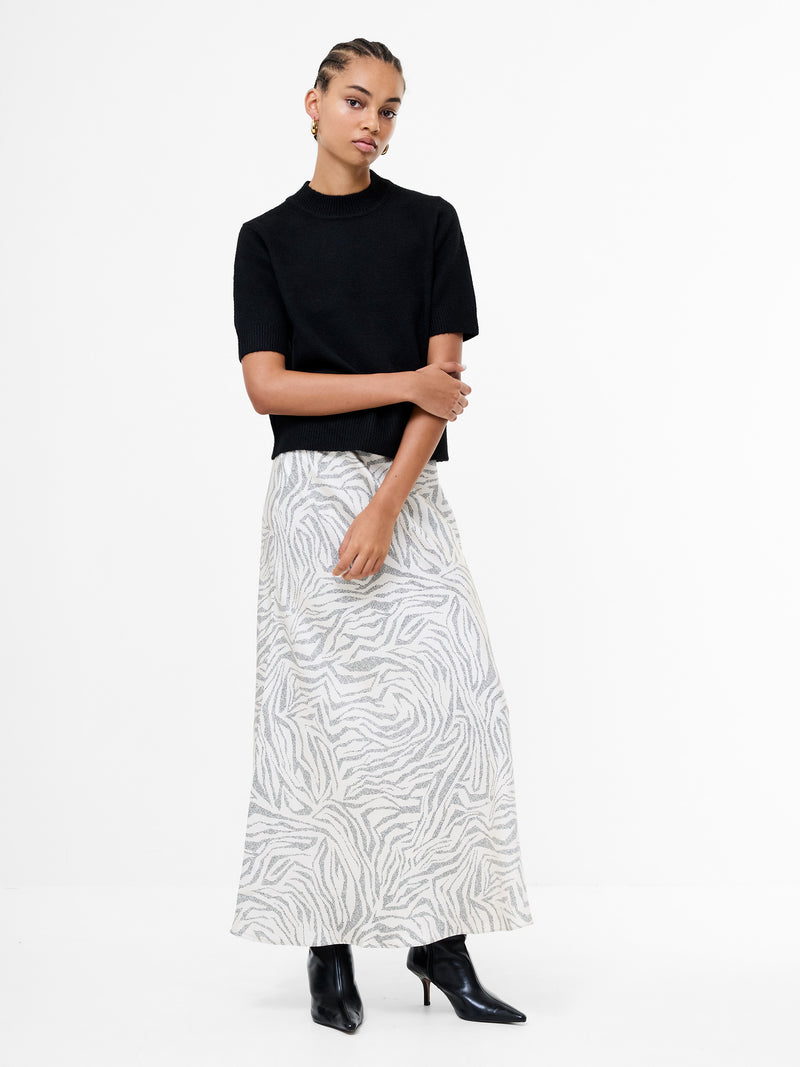 Kezia Recycled Short Sleeve Mock Neck Jumper