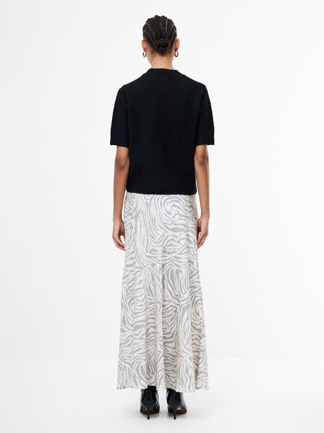Kezia Recycled Short Sleeve Mock Neck Jumper