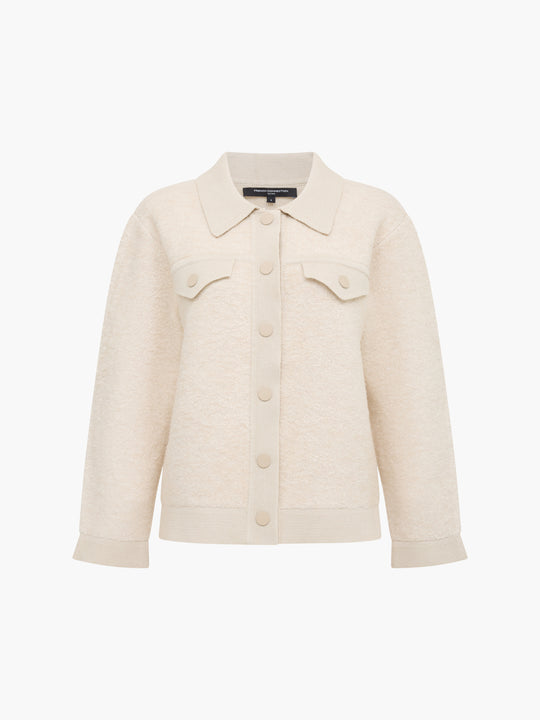 Ramira Long Sleeve Boucle Knit Jacket