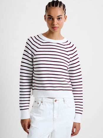 Lily Mozart Stripe Crew Neck Jumper