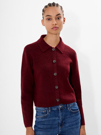 Ellie Knit Collared Cardigan