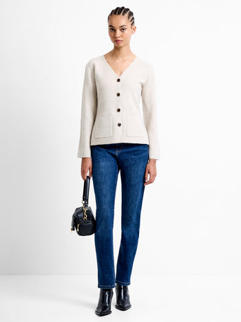 Ellie Knit V Neck Cardigan