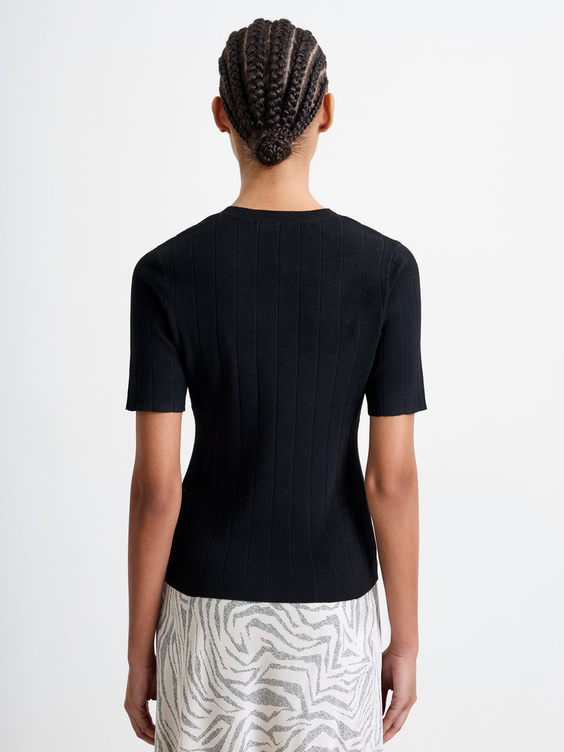 Marley Knit Wide Rib Top