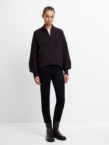 Babysoft Half Zip Knit Jumper