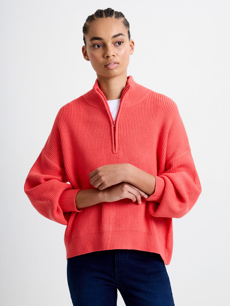 Babysoft Half Zip Knit Jumper