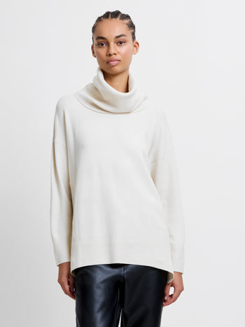 Babysoft Rib Cowl Neck Jumper