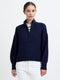 Babysoft Cable Knit Half Zip Jumper