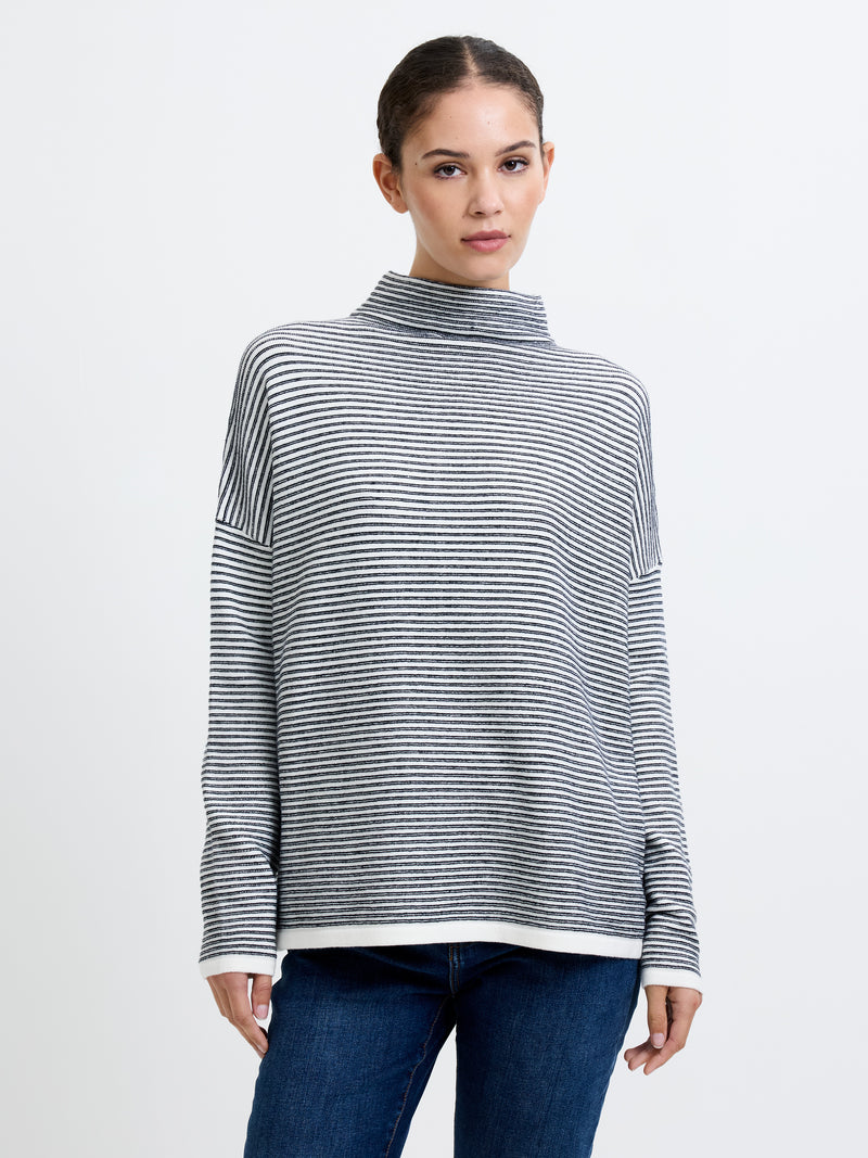 Babysoft Striped Lena High Neck Jumper