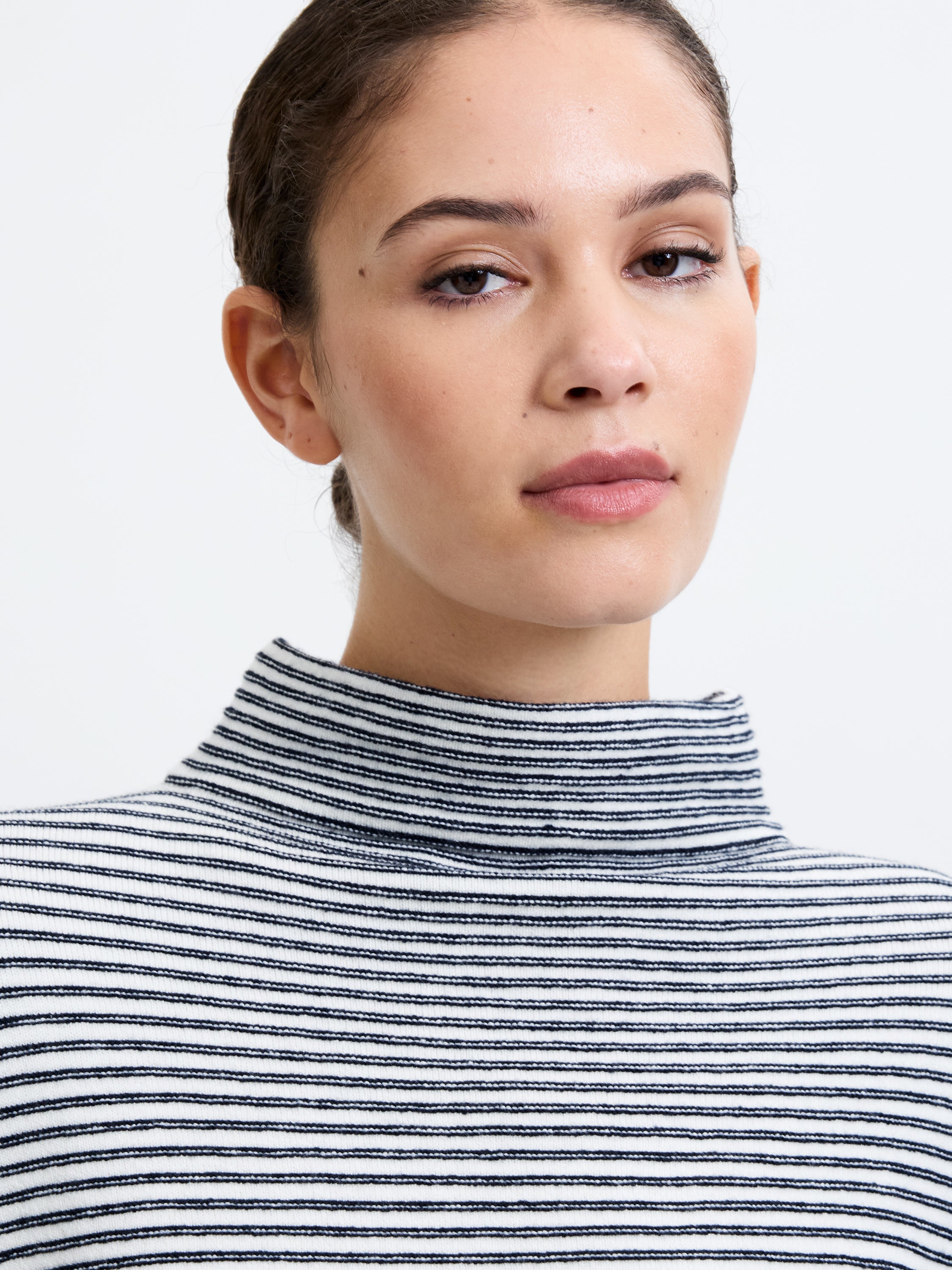 Babysoft Striped Lena High Neck Jumper