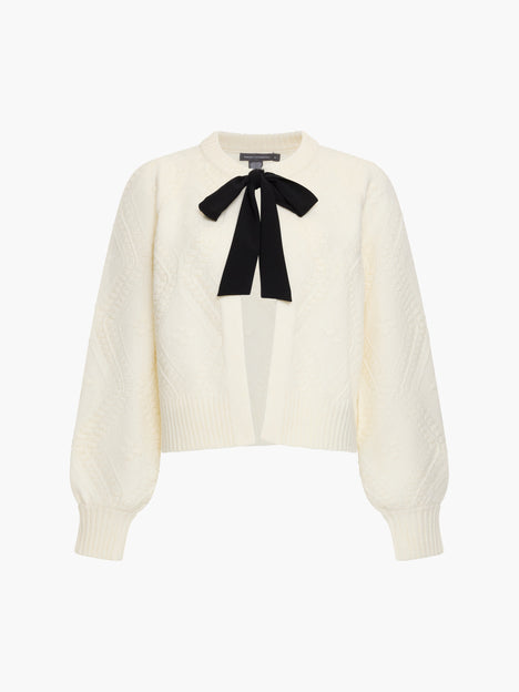 Bobble Bow Cardigan