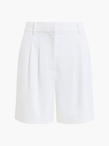 Harrie Tailored White Bermuda Shorts