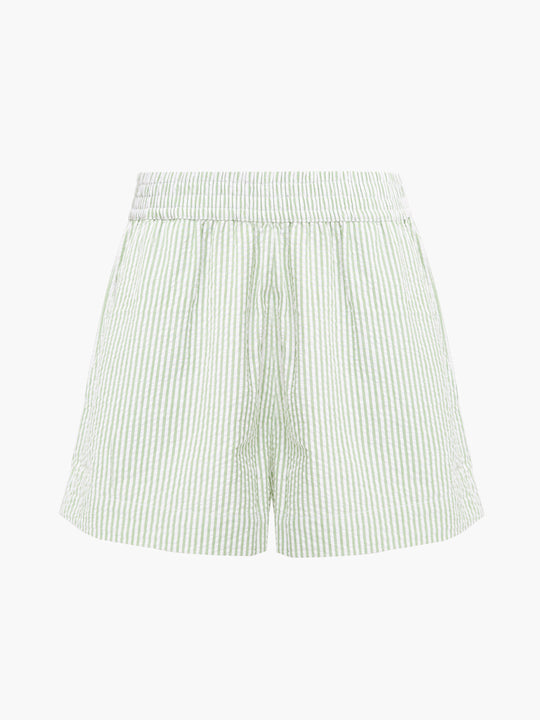 Seersucker Stripe Shorts