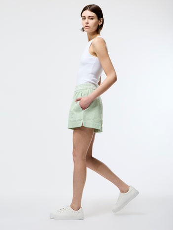 Seersucker Stripe Shorts
