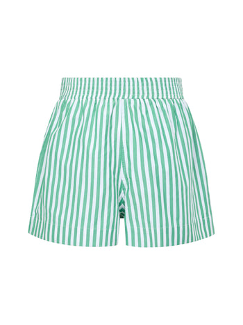 Stripe Shirting Shorts