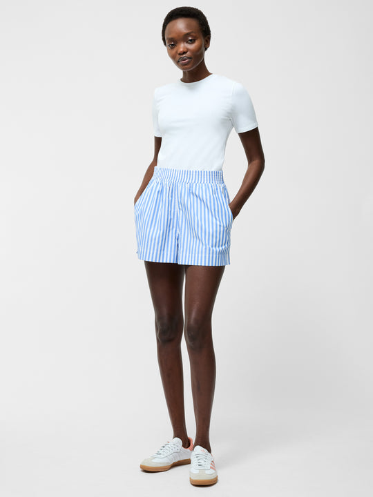 Stripe Shirting Shorts