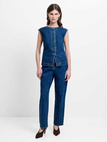 Dallas Denim Waistcoat