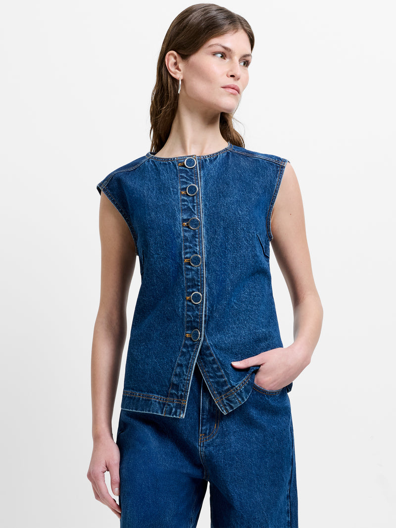 Dallas Denim Waistcoat