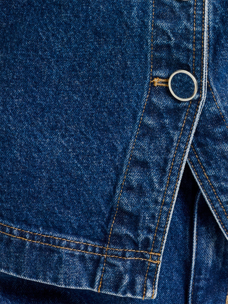 Dallas Blue Denim Waistcoat Top