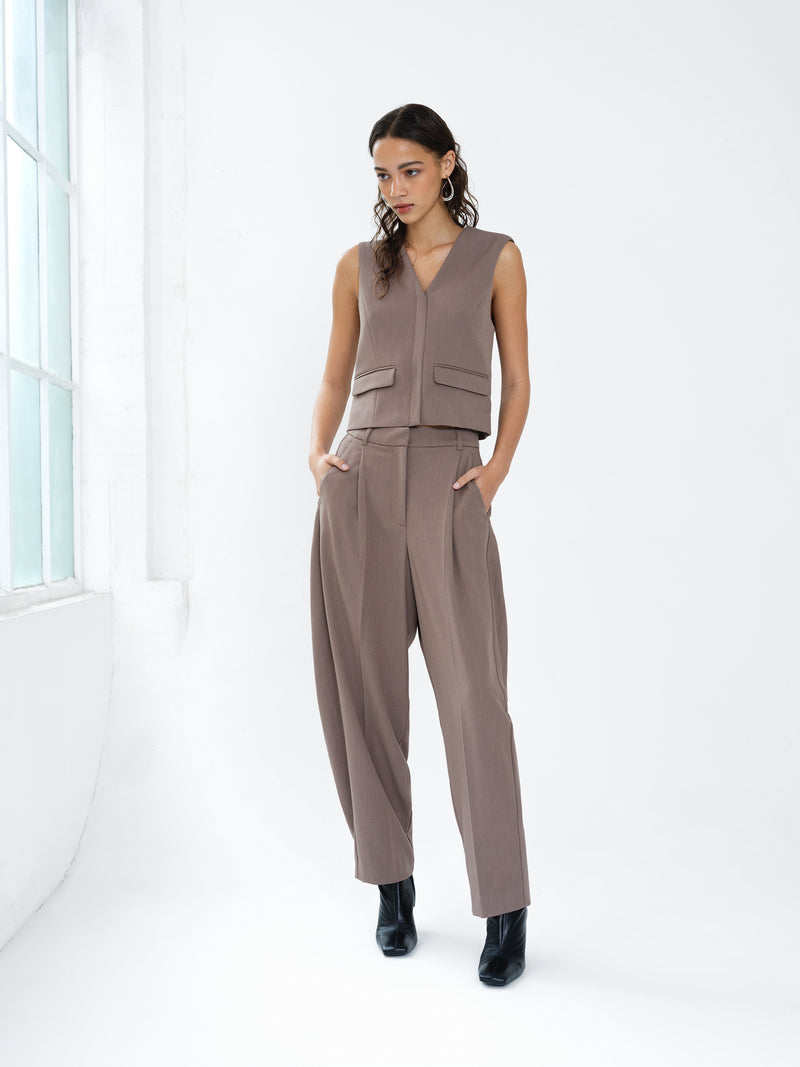 Vienna V Neck Pocket Waistcoat