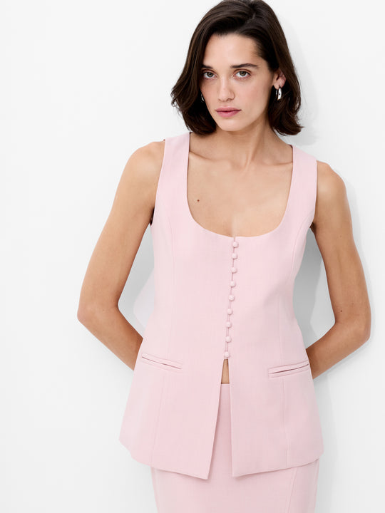 Imola Tailored Scoop Neck Waistcoat