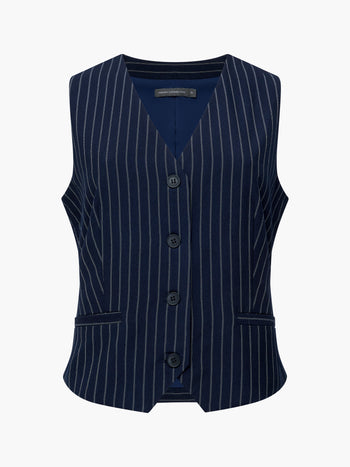 Pinstripe Tailored Waistcoat