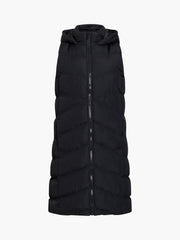 Hooded Chevron Row Gilet