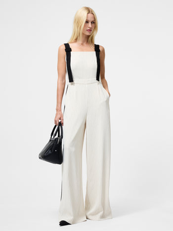 Mara Vinnie Pinstripe Suiting Jumpsuit