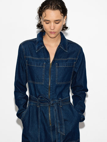 Archie Denim Boiler Suit