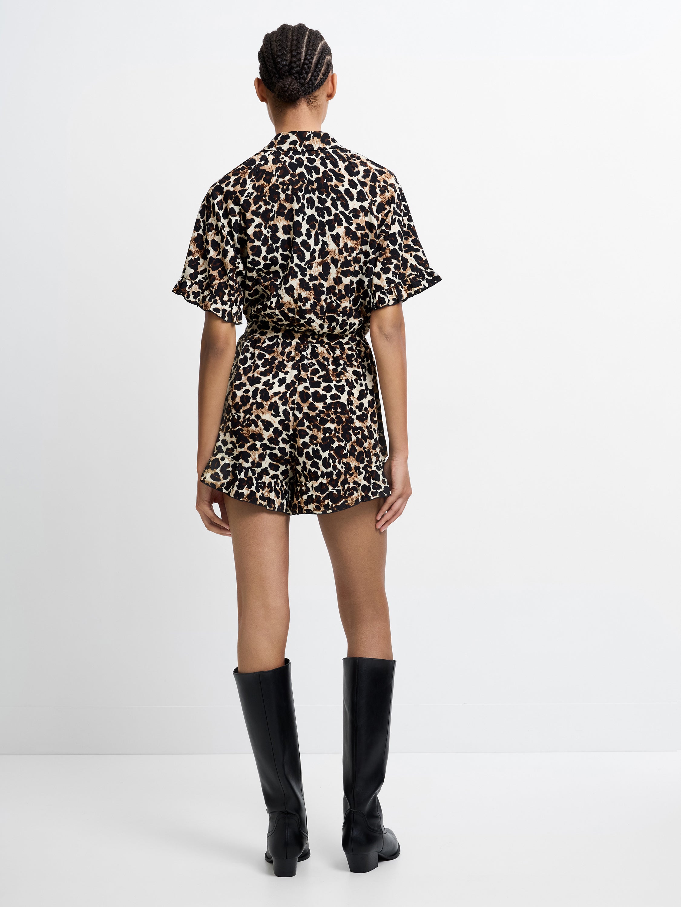 Leopard Print Playsuit