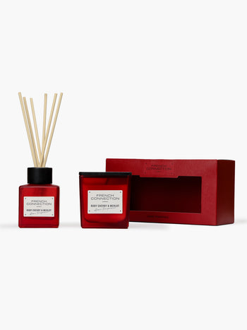 Dark Cherry Indulgence Candle & Diffuser Set