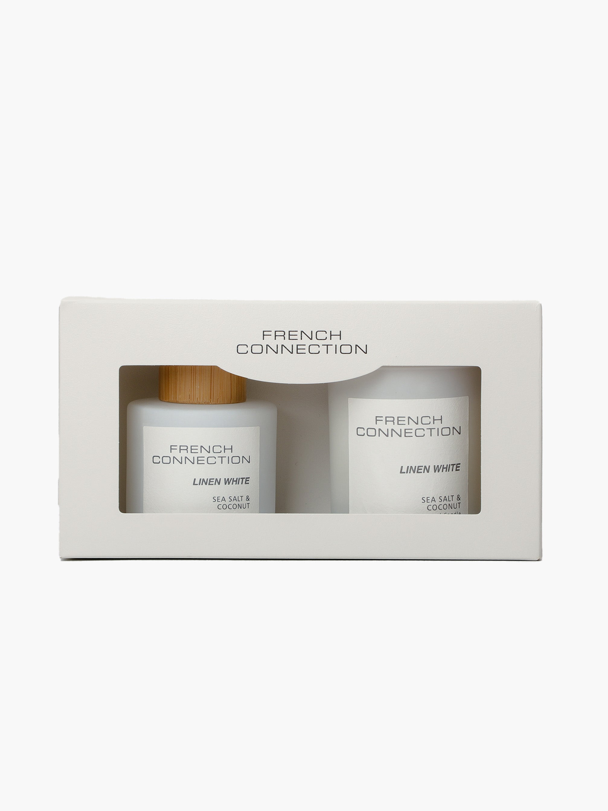 Linen White Serenity Candle & Diffuser Set