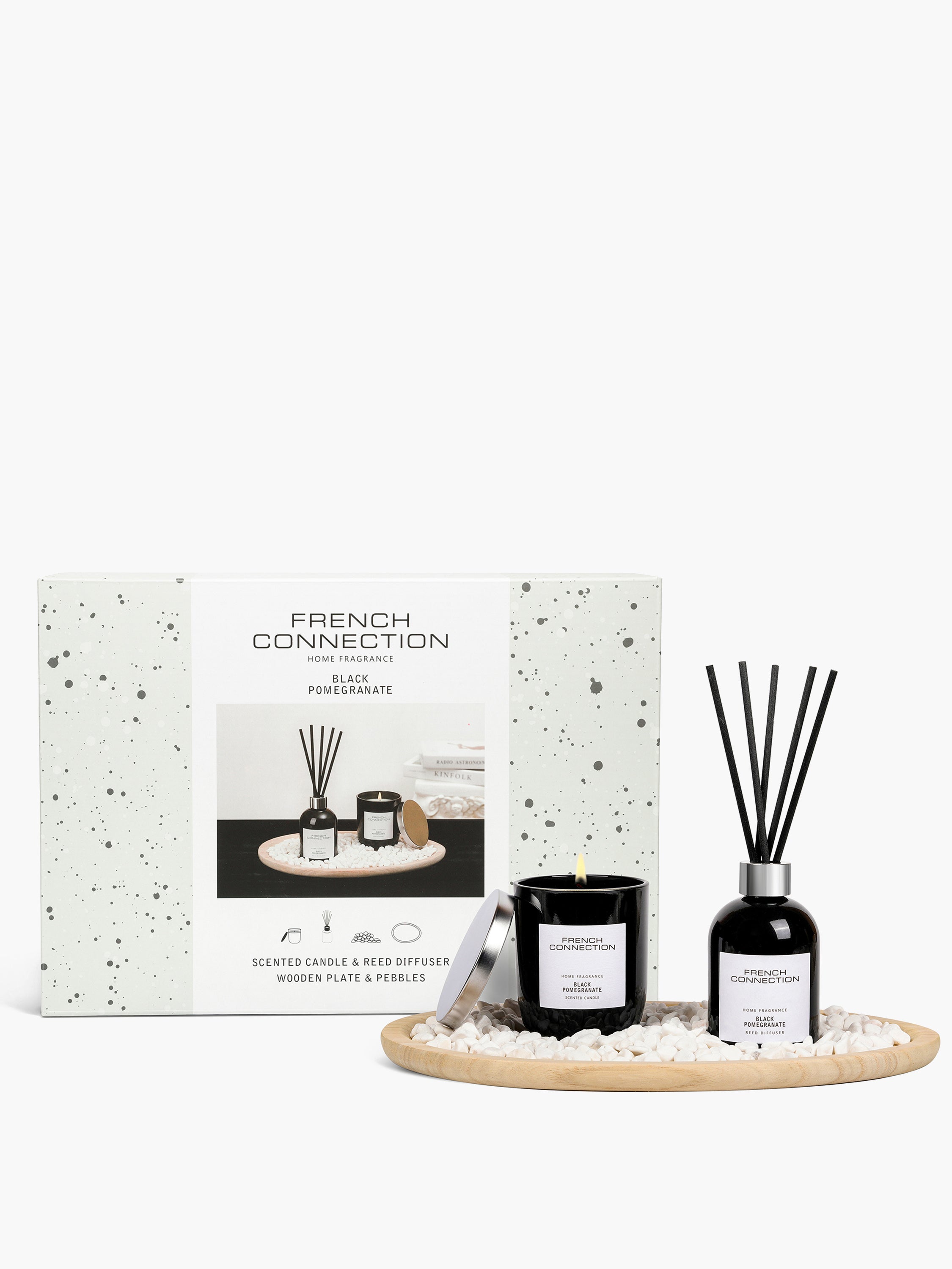 Black Pomegranate Classic Candle & Diffuser Set