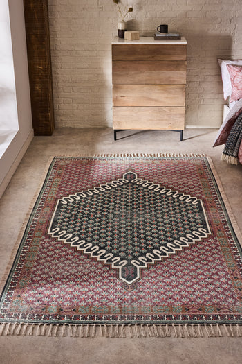 Pink Poppyfield Medium Rug