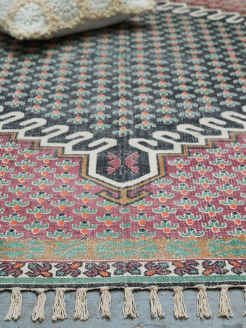 Pink Poppyfield Medium Rug