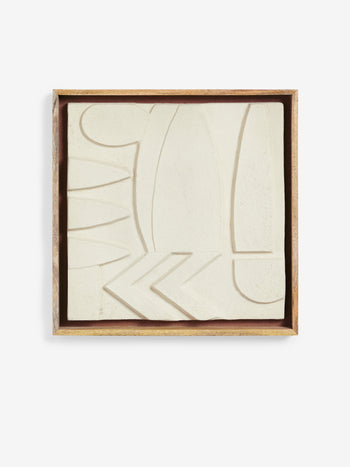 White Abstract Wall Art