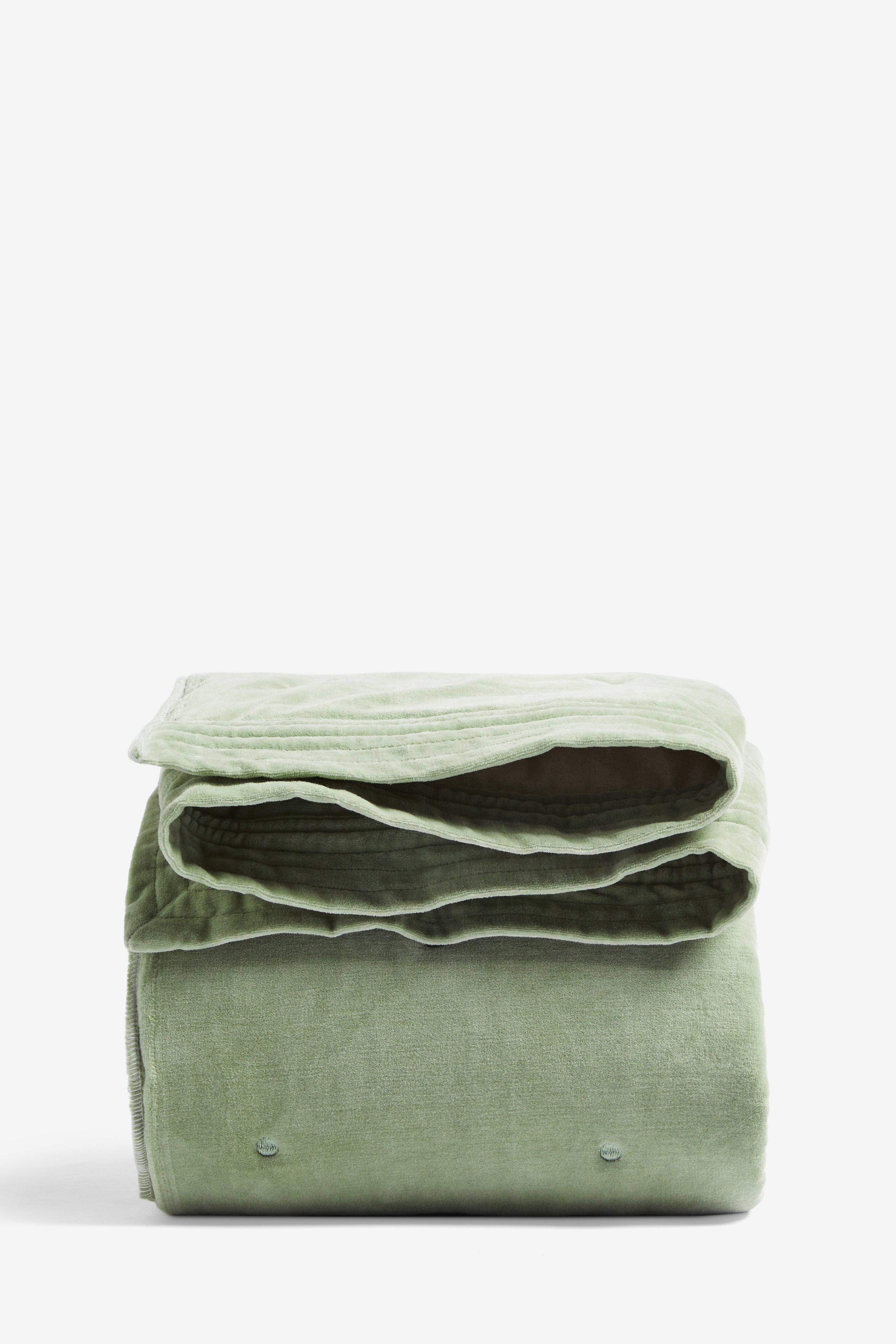 Washed Velvet Bedspread