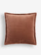 Washed Velvet Cushion Coffee