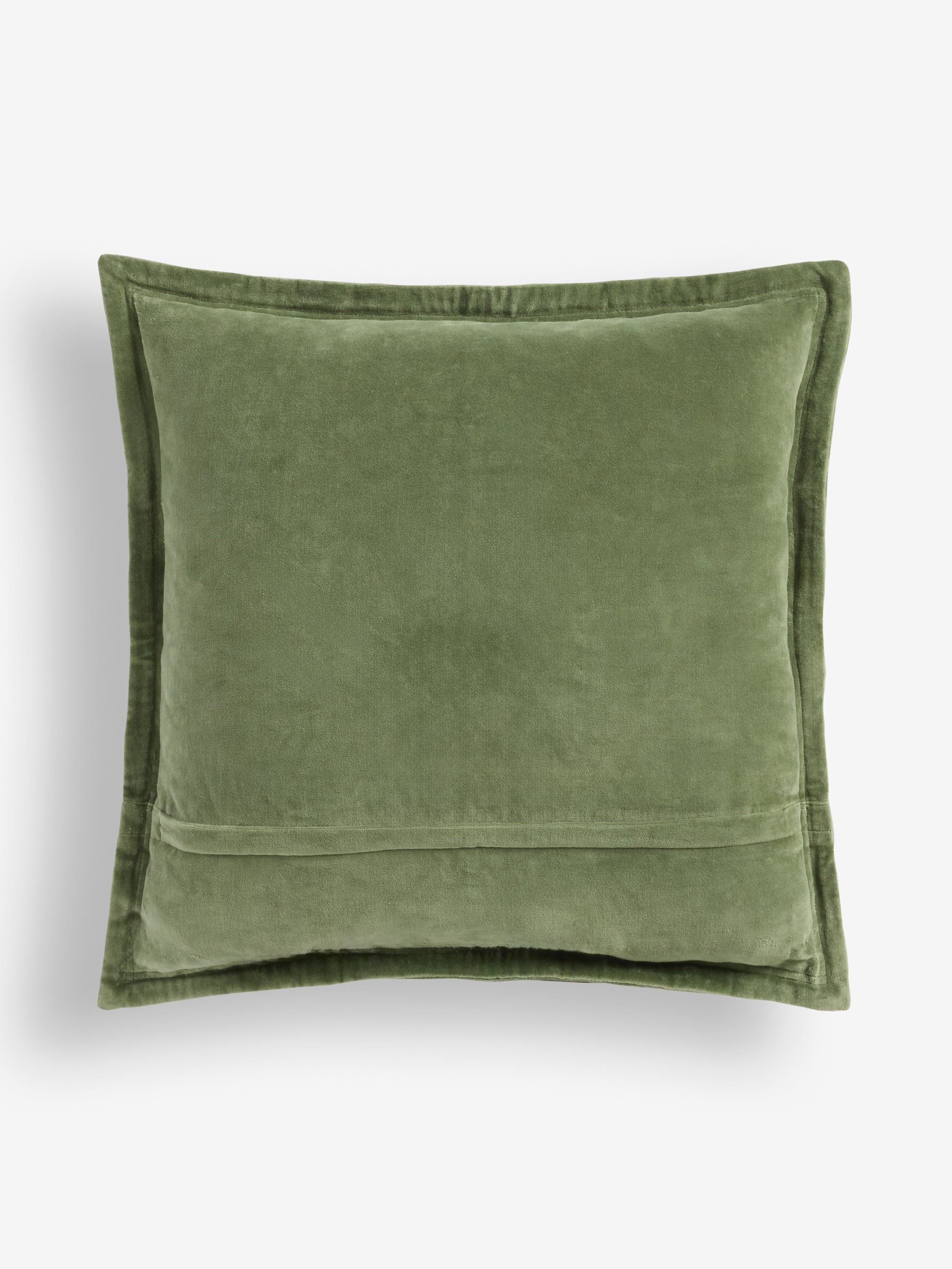 Washed Velvet Green Cushion