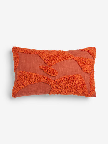 Tangelo Tufted Orange Cushion