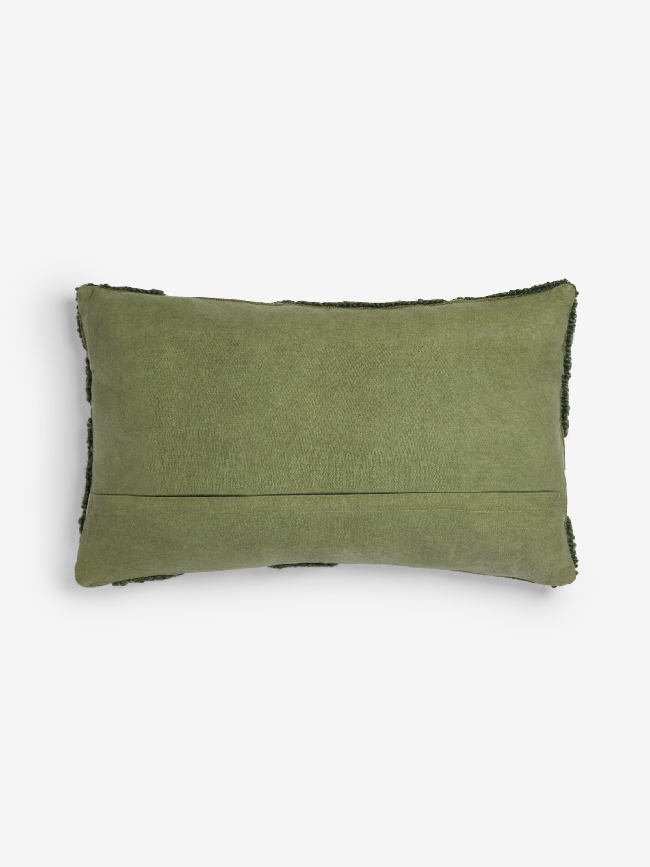 Tangelo Tufted Olive Cushion