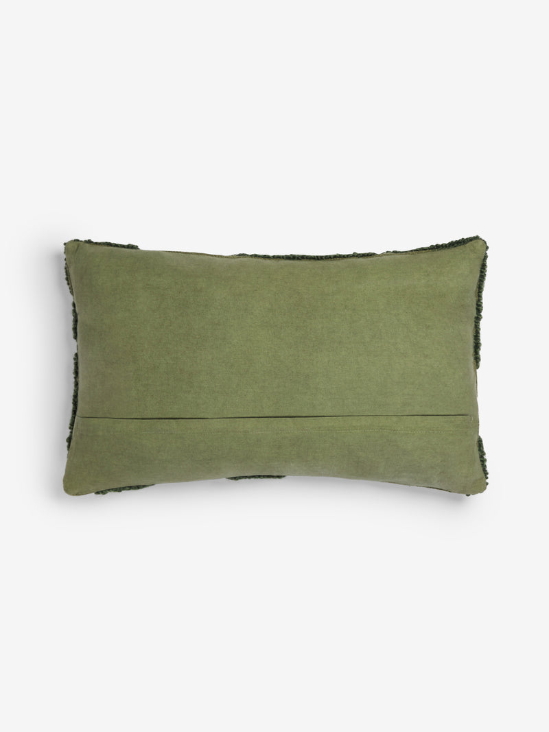 Tangelo Tufted Olive Cushion